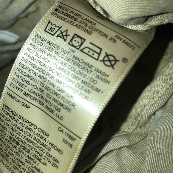 Gap Pants size 16 khaki soft tie belt - Picture 3 of 5